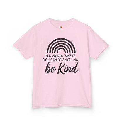 TEEZOCA orange Unity Day inclusive message Kids T-shirt Be Kind Rainbow Orange Unity Day Anti-Bullying Kids T-shirt | TEEZOCA 