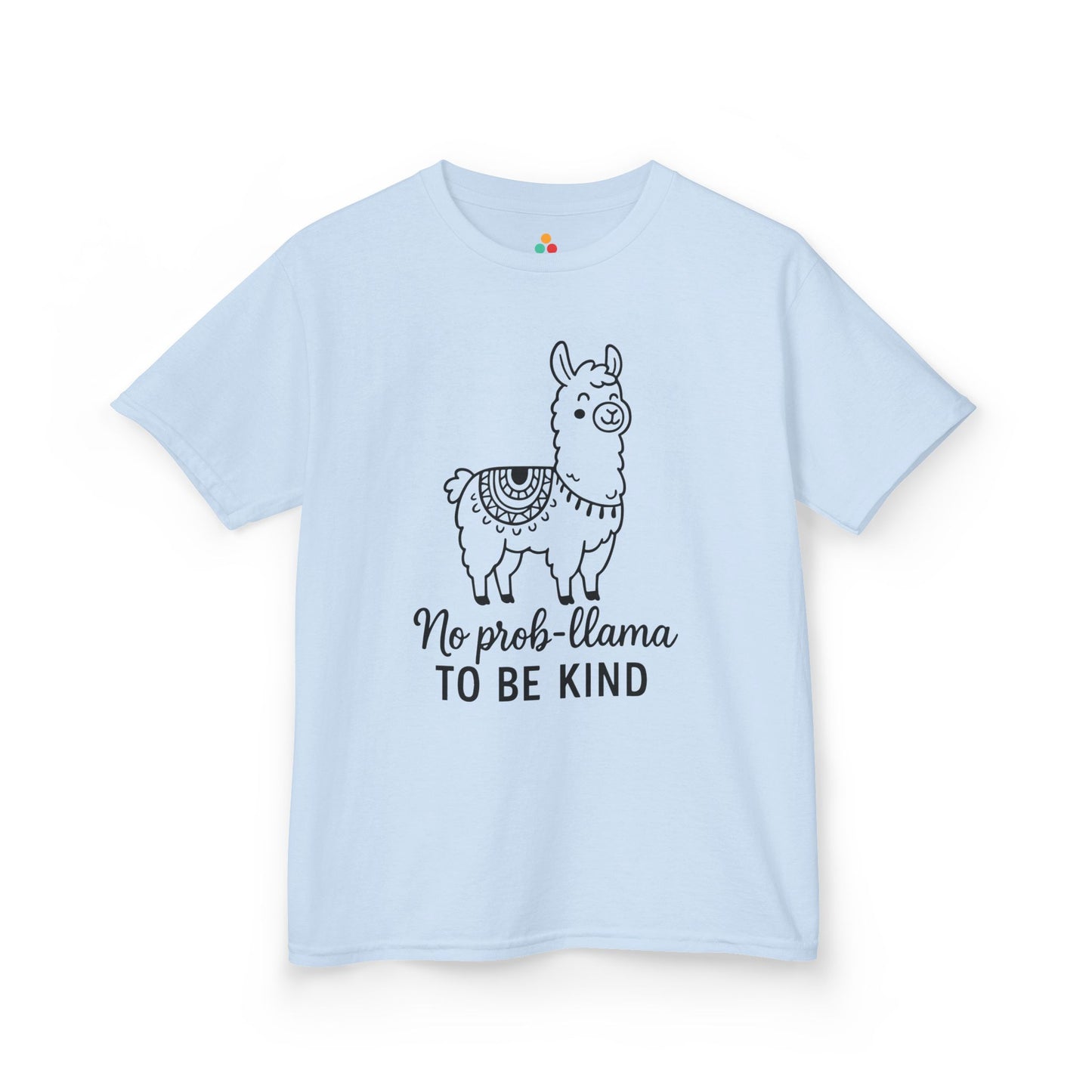 TEEZOCA orange Unity Day llama kindness graphic Kids T-shirt No Prob-Llama To Be Kind Orange Unity Day Kids T-shirt | TEEZOCA 