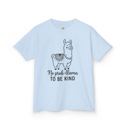 TEEZOCA orange Unity Day llama kindness graphic Kids T-shirt No Prob-Llama To Be Kind Orange Unity Day Kids T-shirt | TEEZOCA 