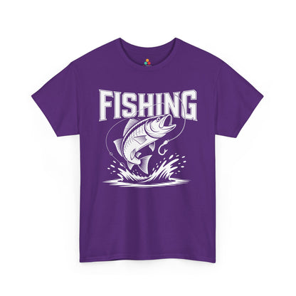 Bold Fishing Graphic Angler Style Unisex T-shirt | TEEZOCA 