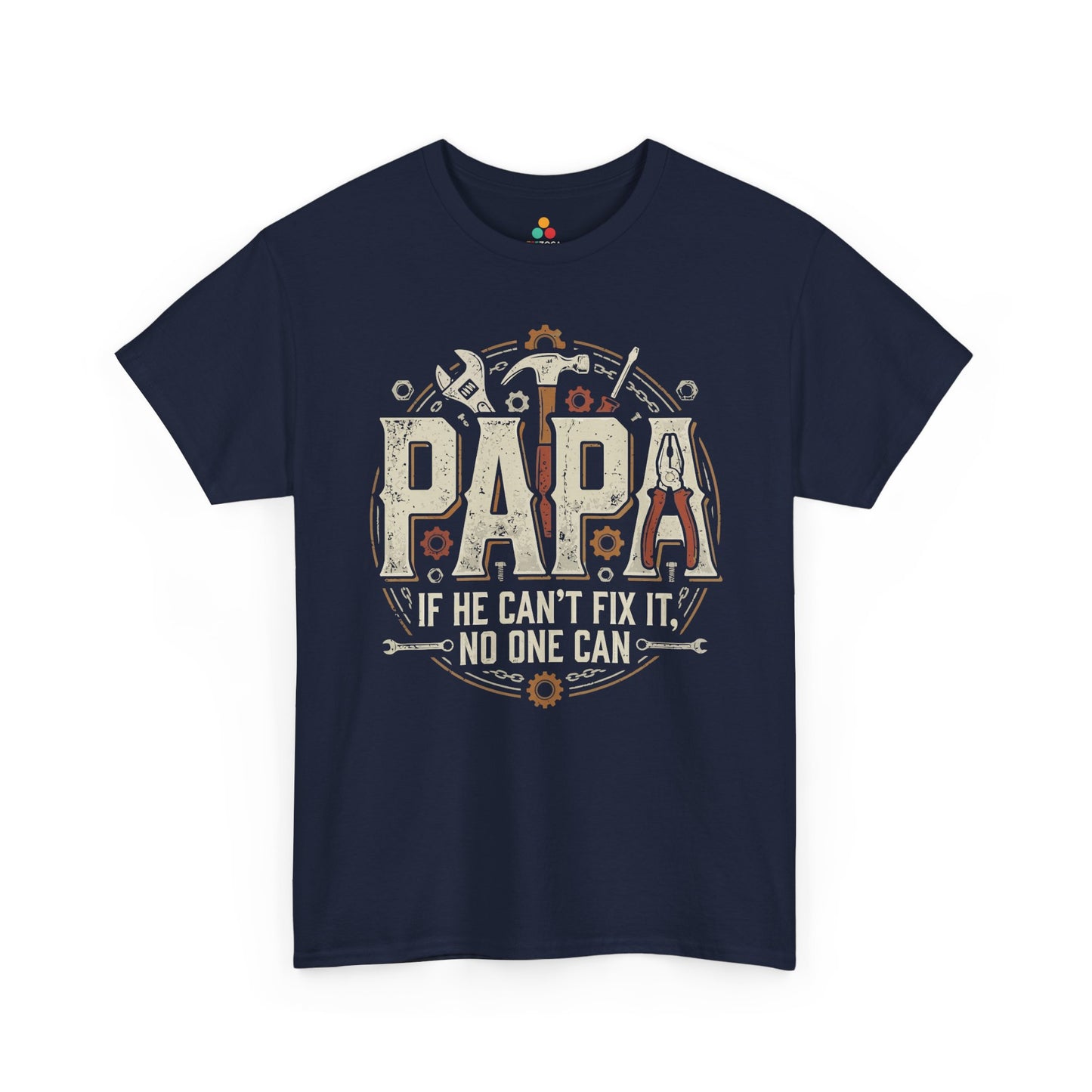 Funny Papa Mechanic If He Can’t Fix It No One Can T-shirt | TEEZOCA 