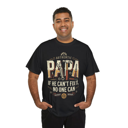 Papa Master of Repairs Shirt Funny Handyman Gift Unisex T-shirt | TEEZOCA 
