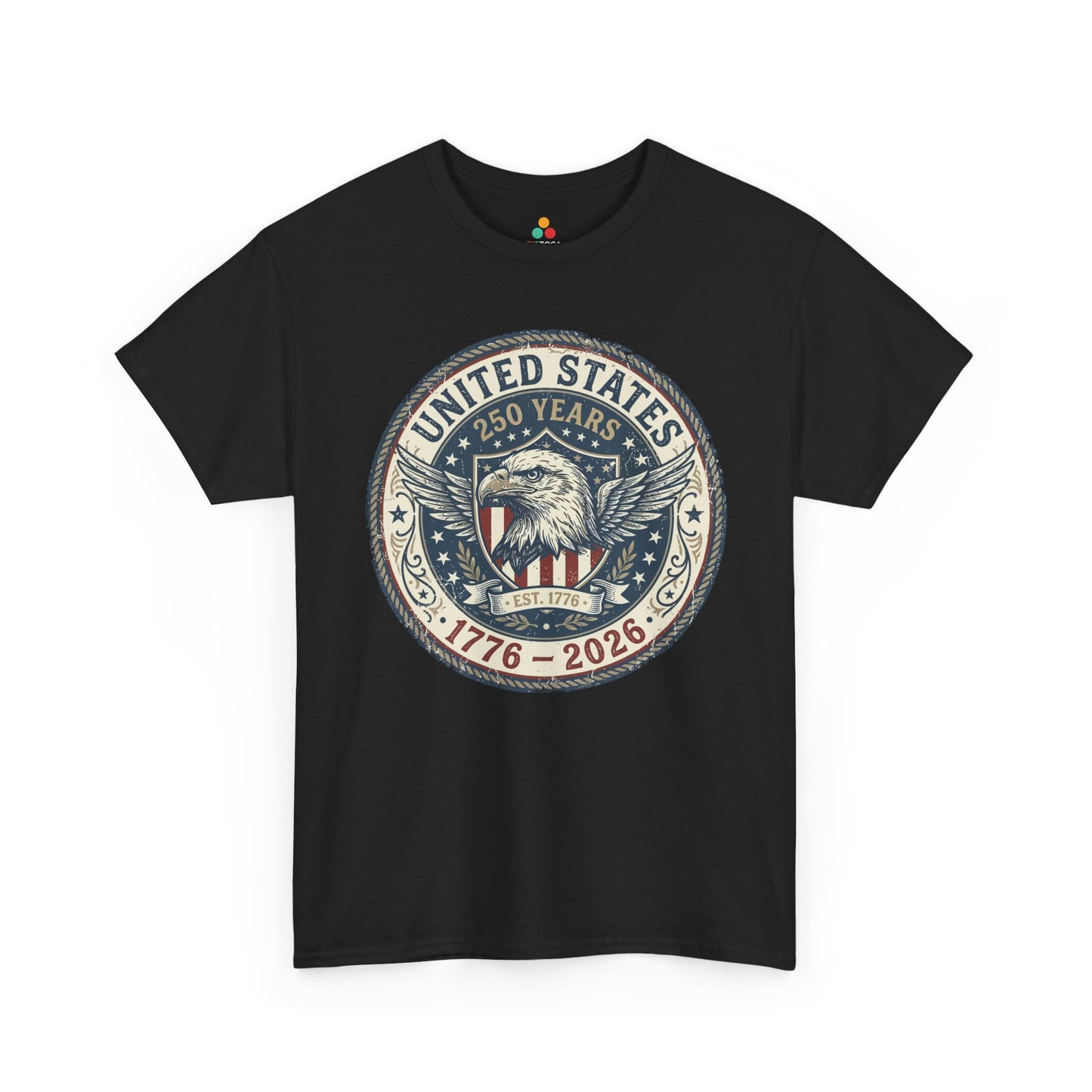 United States 250 Years 1776–2026 Patriotic Unisex T-shirt Gift | TEEZOCA 