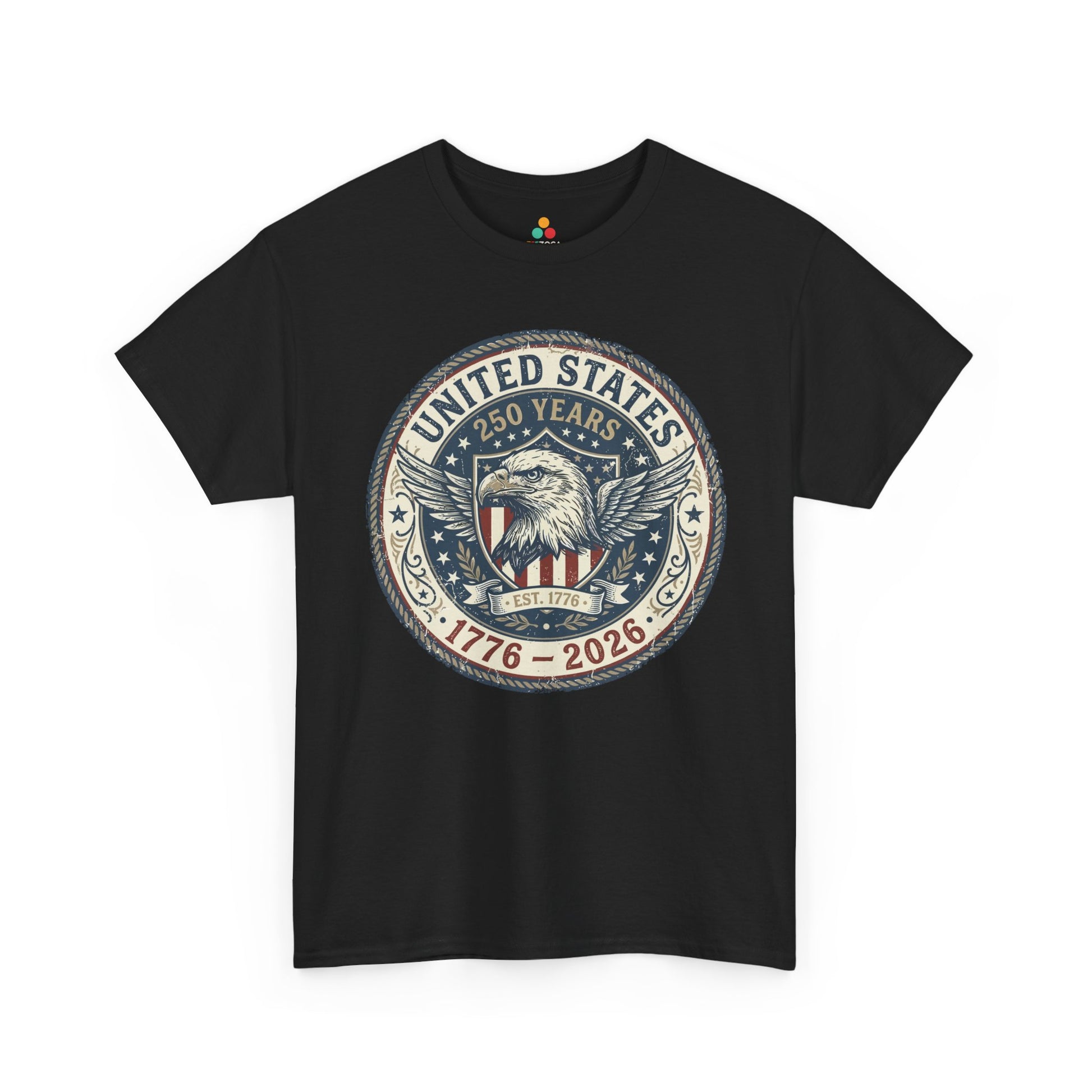 United States 250 Years 1776–2026 Patriotic Unisex T-shirt Gift | TEEZOCA 