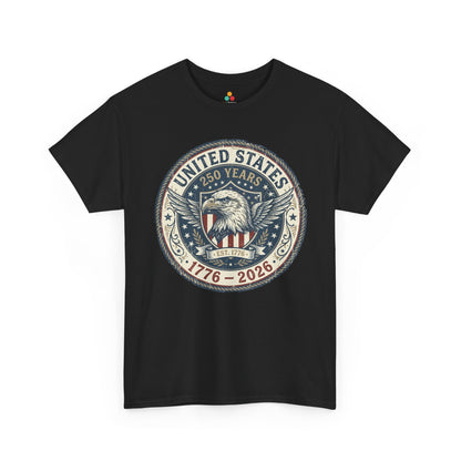 United States 250 Years 1776–2026 Patriotic Unisex T-shirt Gift | TEEZOCA 