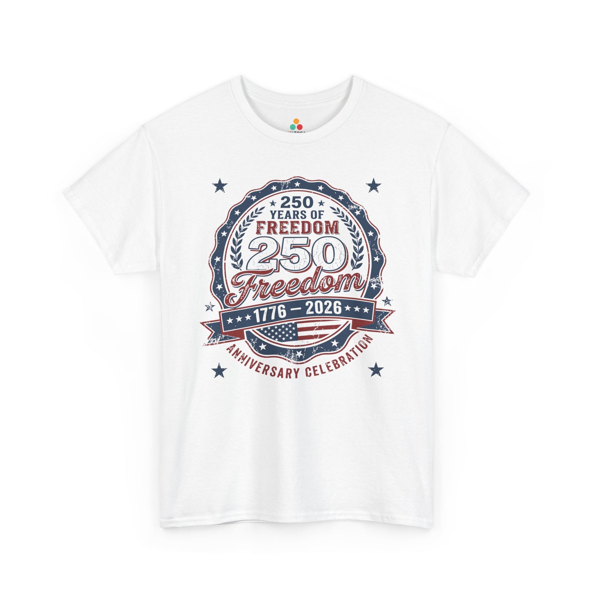 250 Years of Freedom 1776–2026 Patriotic Unisex T-shirt Gift | TEEZOCA 