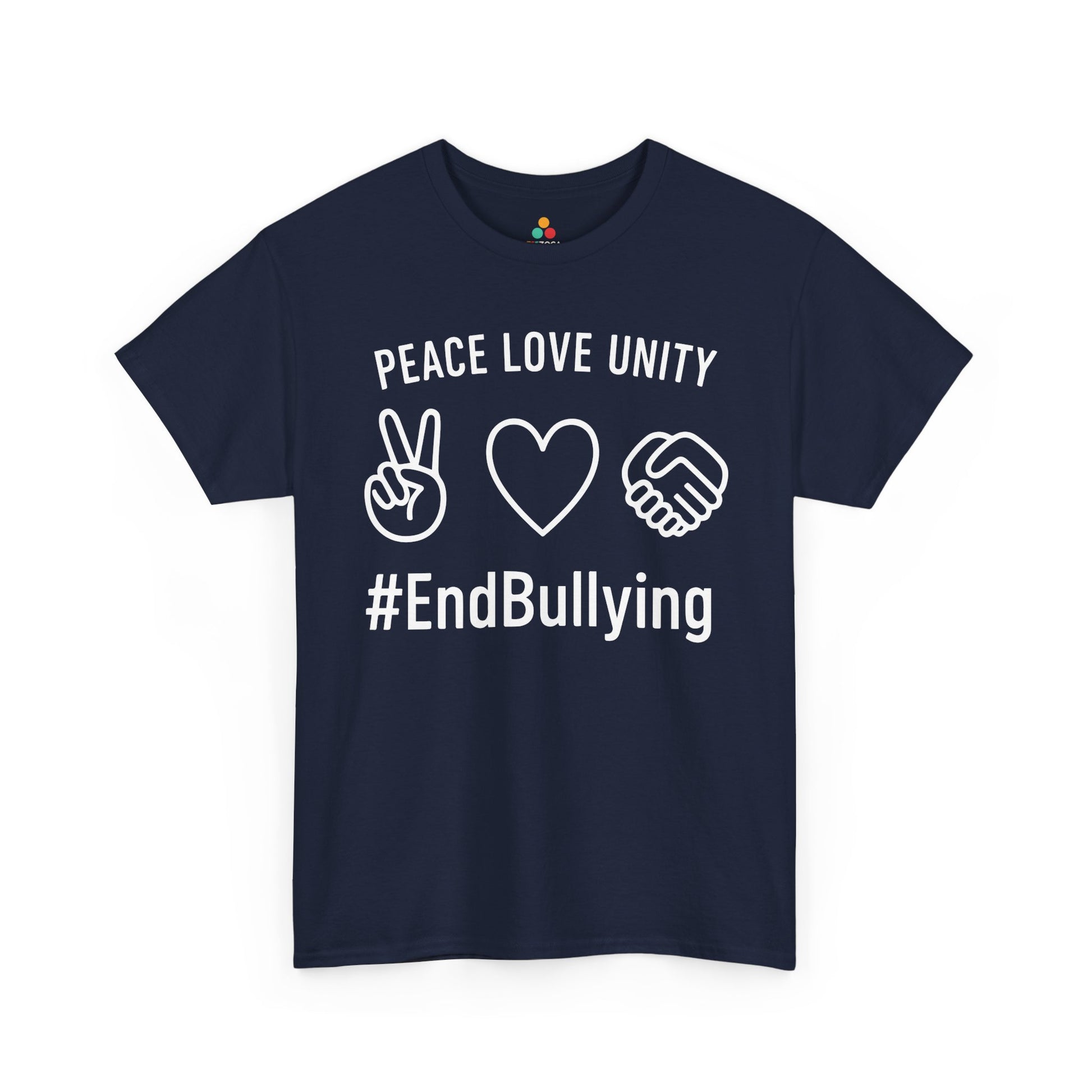 TEEZOCA peace love unity Unisex T-shirt modern kindness outfit Peace Love Unity Unisex T-shirt for Unity Day Anti-Bullying Awareness | TEEZOCA 