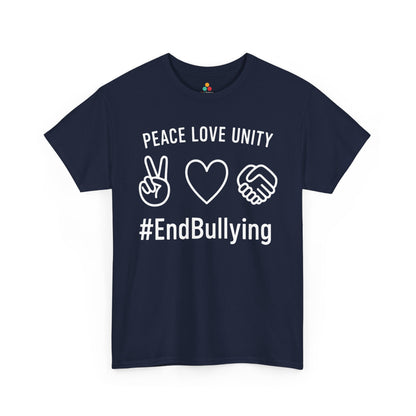 TEEZOCA peace love unity Unisex T-shirt modern kindness outfit Peace Love Unity Unisex T-shirt for Unity Day Anti-Bullying Awareness | TEEZOCA 