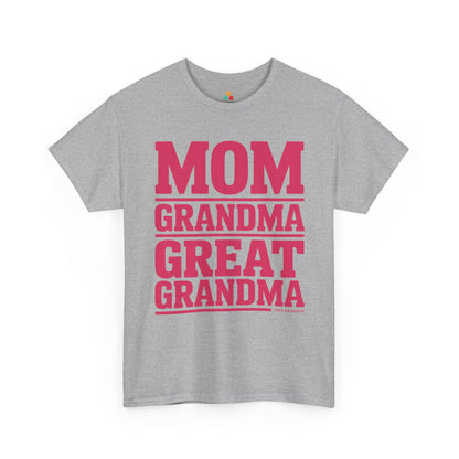 Mom Grandma Great Grandma Women's T-shirt Mother's Day Gift | TEEZOCA 