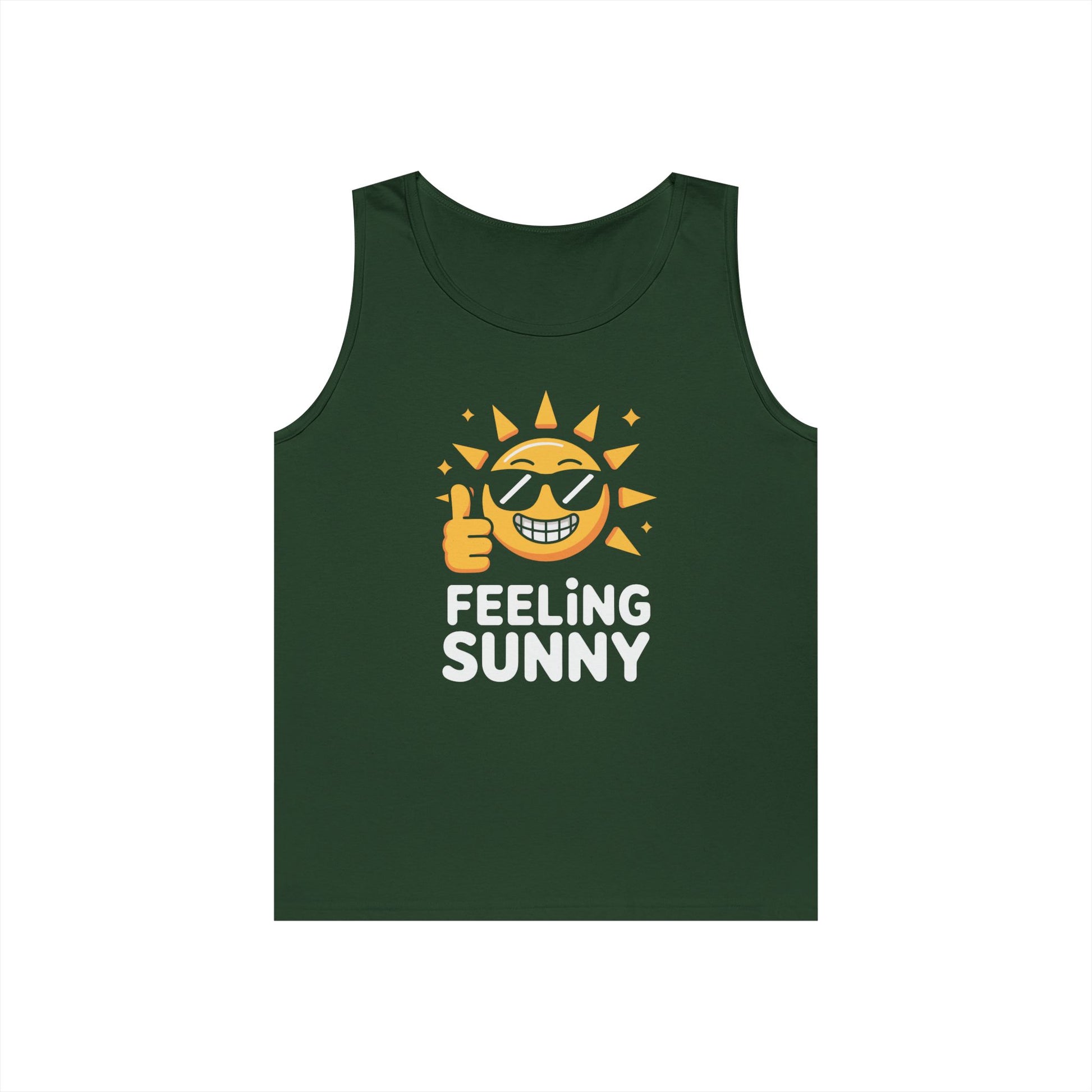 Feeling Sunny Unisex Tank Top for Positive Vibes and Everyday Streetwear | TEEZOCA 