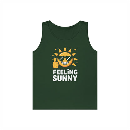Feeling Sunny Unisex Tank Top for Positive Vibes and Everyday Streetwear | TEEZOCA 