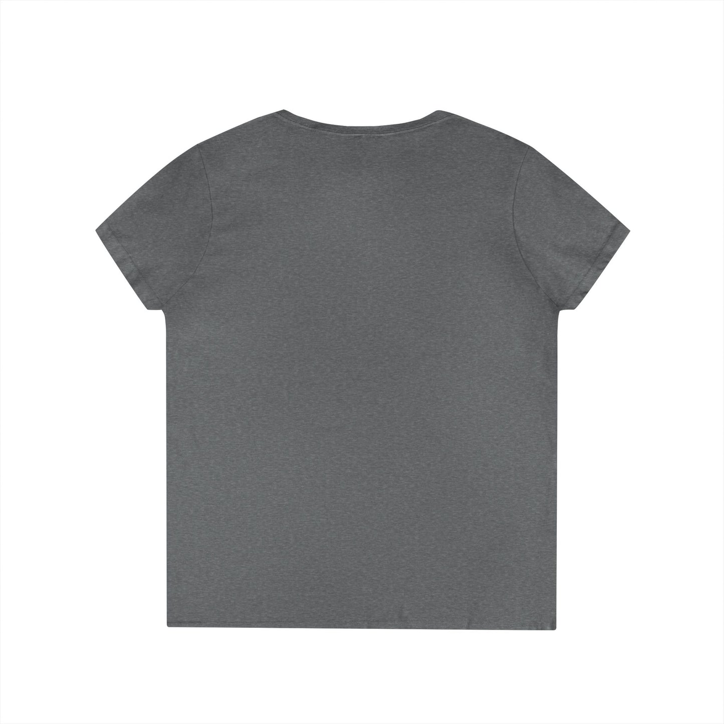 Cosmic Energy Happy Mushroom Graphic V-Neck T-Shirt for Women | TEEZOCA 
