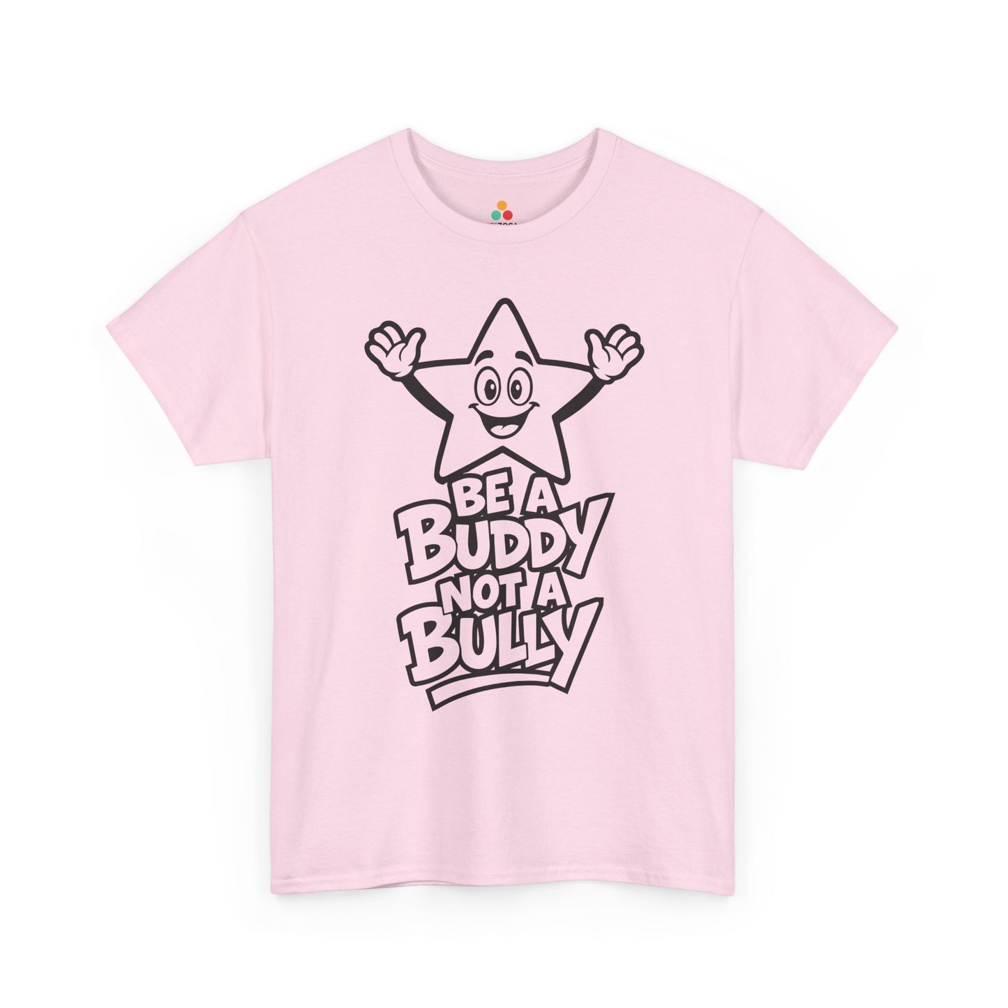 TEEZOCA positive kindness graphic Unisex T-shirt. Be a Buddy Not a Bully Unity Day Anti-Bullying Message Unisex T-shirt | TEEZOCA 