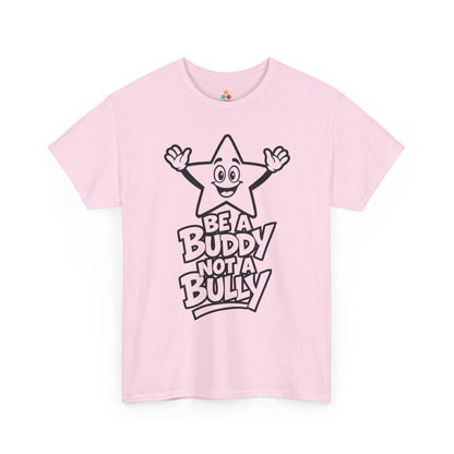 TEEZOCA positive kindness graphic Unisex T-shirt. Be a Buddy Not a Bully Unity Day Anti-Bullying Message Unisex T-shirt | TEEZOCA 