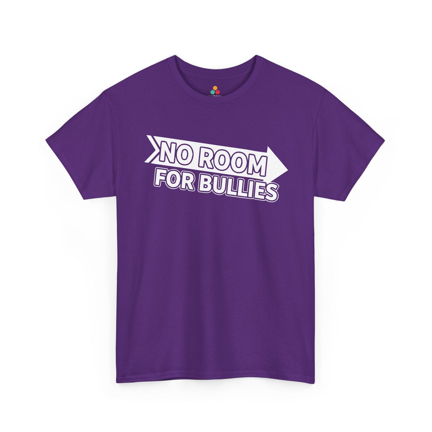 TEEZOCA positive values Unisex T-shirt no room for bullies slogan No Room for Bullies Unisex T-Shirt | Unity Day Anti-Bullying Message Tee | TEEZOCA 