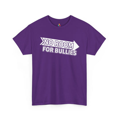 TEEZOCA positive values Unisex T-shirt no room for bullies slogan No Room for Bullies Unisex T-Shirt | Unity Day Anti-Bullying Message Tee | TEEZOCA 