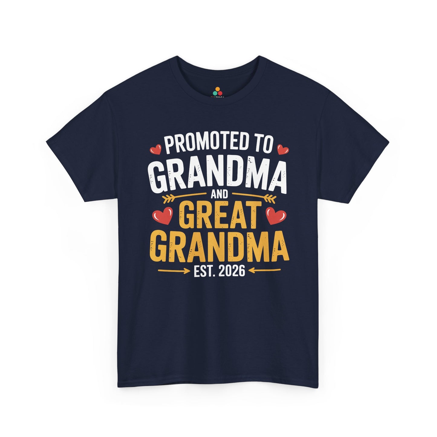 Promoted to Grandma Women's T-shirt Mother's Day Gift New Grandma | TEEZOCA 