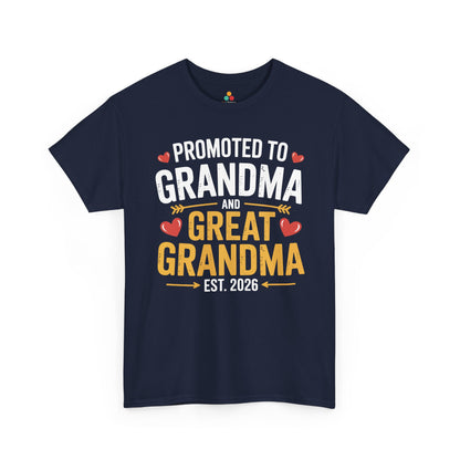 Promoted to Grandma Women's T-shirt Mother's Day Gift New Grandma | TEEZOCA 