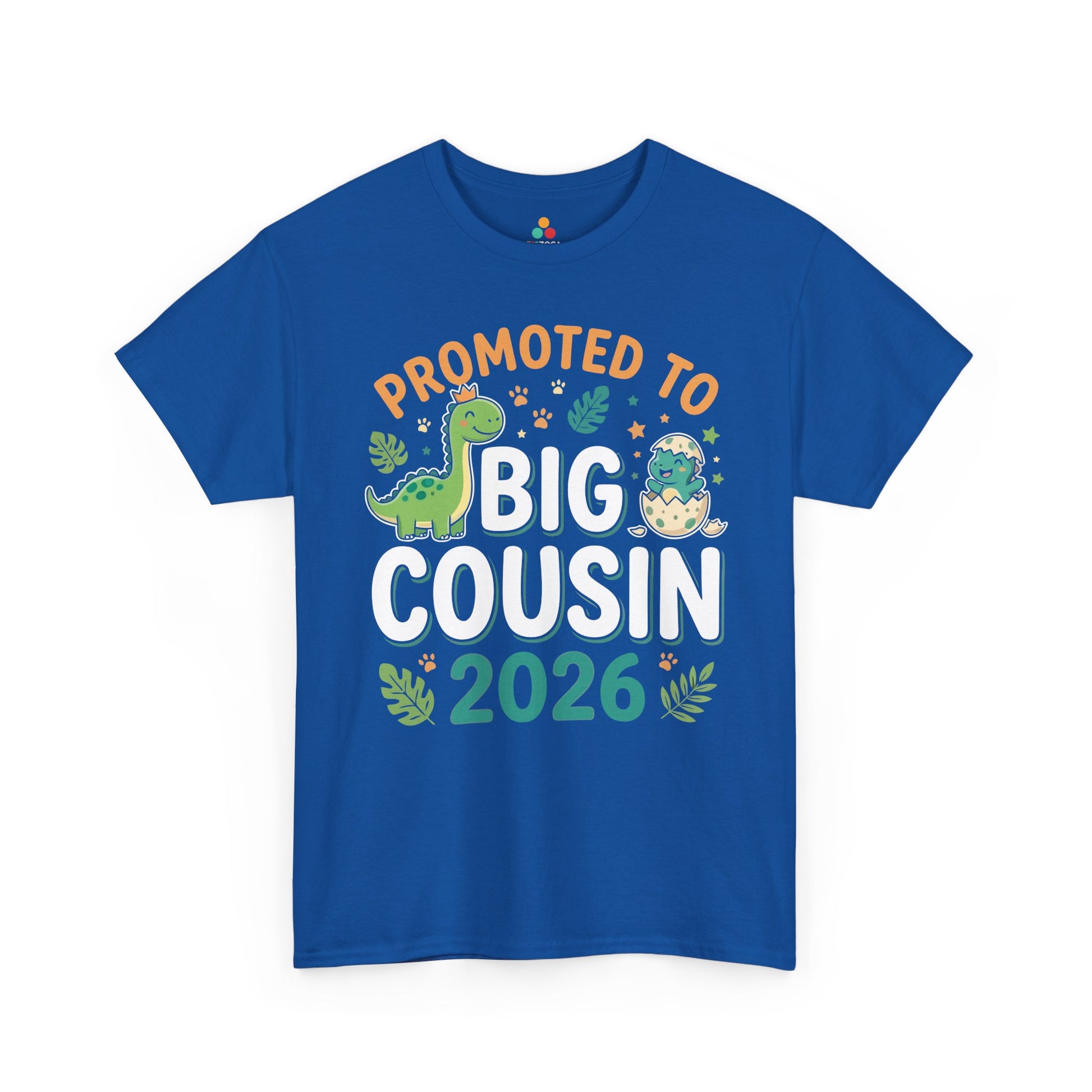 Promoted to Big Cousin 2026 Funny Family Announcement Unisex T-shirt | TEEZOCA 