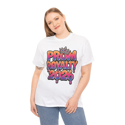 Prom Royalty 2026 Aesthetic Graphic Unisex T-shirt – Matching Squad | TEEZOCA 