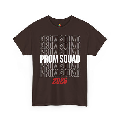 Prom Squad 2026 Shirt Matching Group Funny Unisex T-shirt | TEEZOCA 