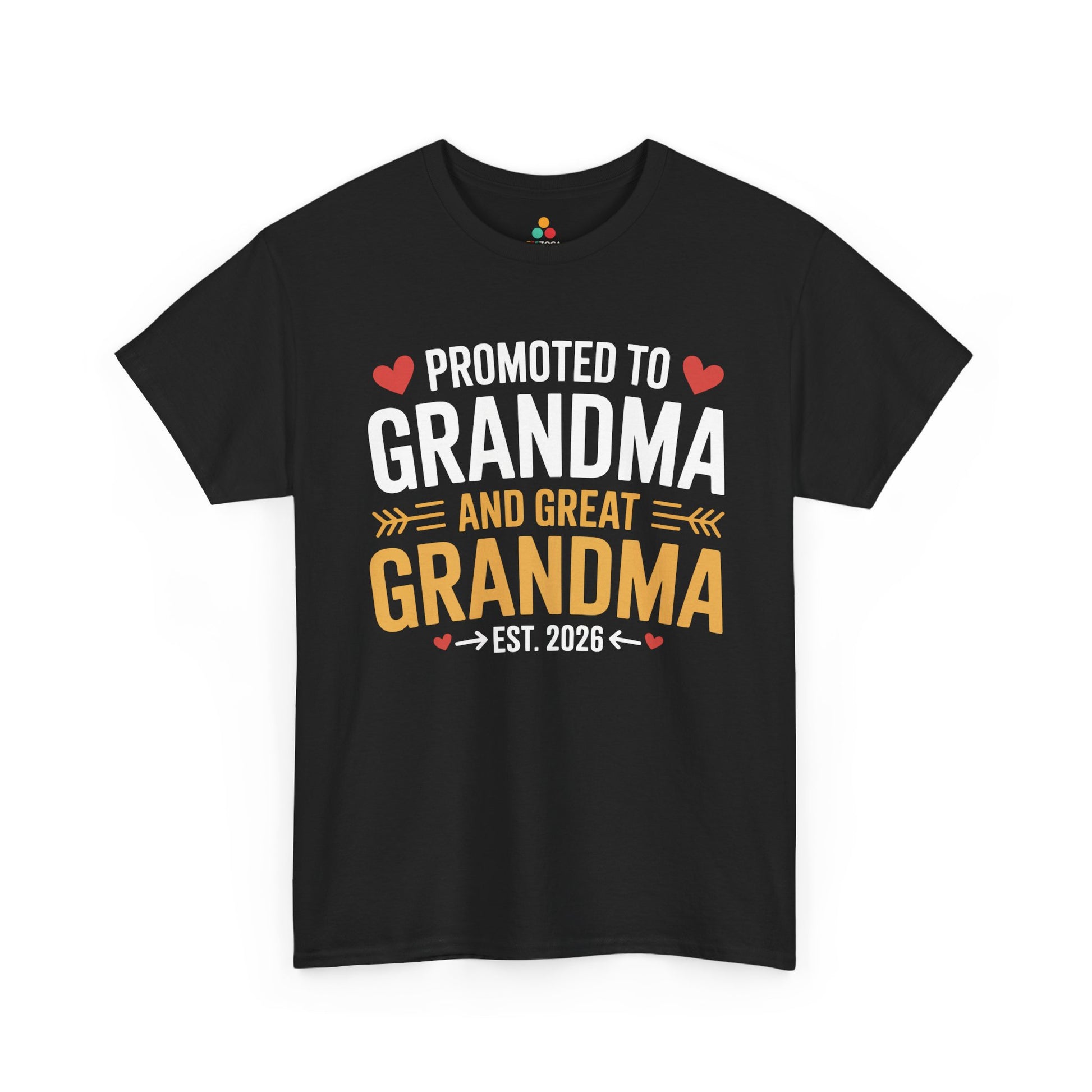 Promoted to Grandma Women's T-shirt Mother's Day Gift New Grandma | TEEZOCA 