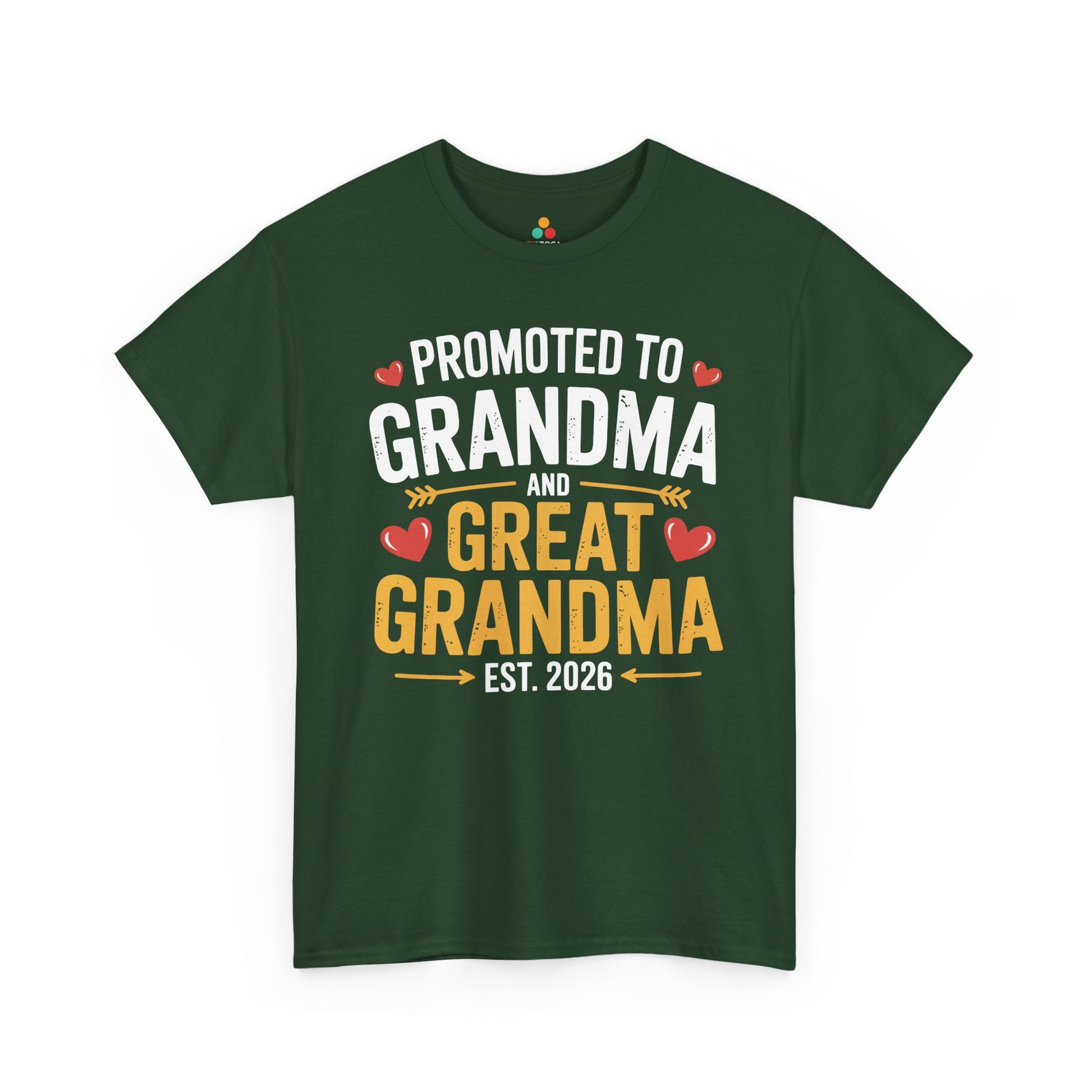 Promoted to Grandma Women's T-shirt Mother's Day Gift New Grandma | TEEZOCA 