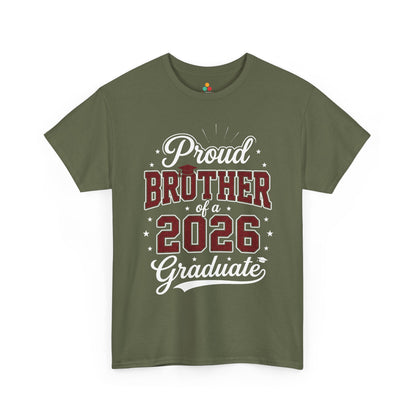 Proud Brother of a 2026 Graduate Unisex T-shirt Graduation Gift | TEEZOCA 