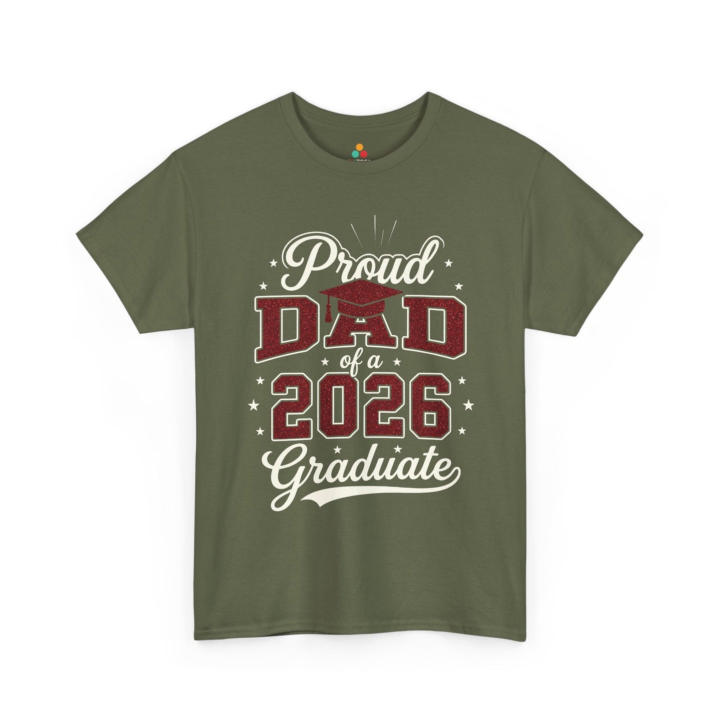 Proud Dad of a 2026 Graduate Unisex T-shirt Graduation Gift | TEEZOCA 