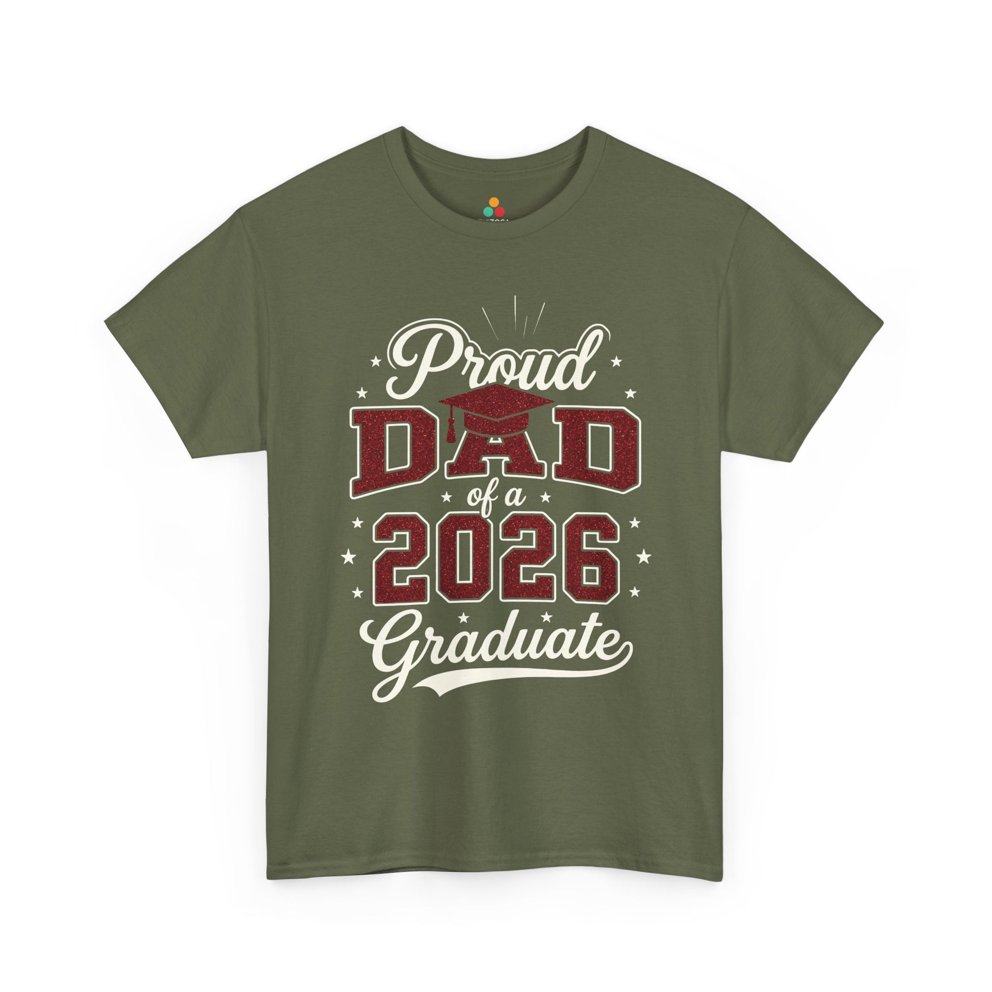 Proud Dad of a 2026 Graduate Unisex T-shirt Graduation Gift | TEEZOCA 