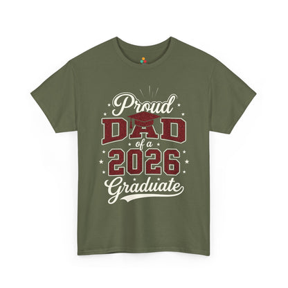 Proud Dad of a 2026 Graduate Unisex T-shirt Graduation Gift | TEEZOCA 