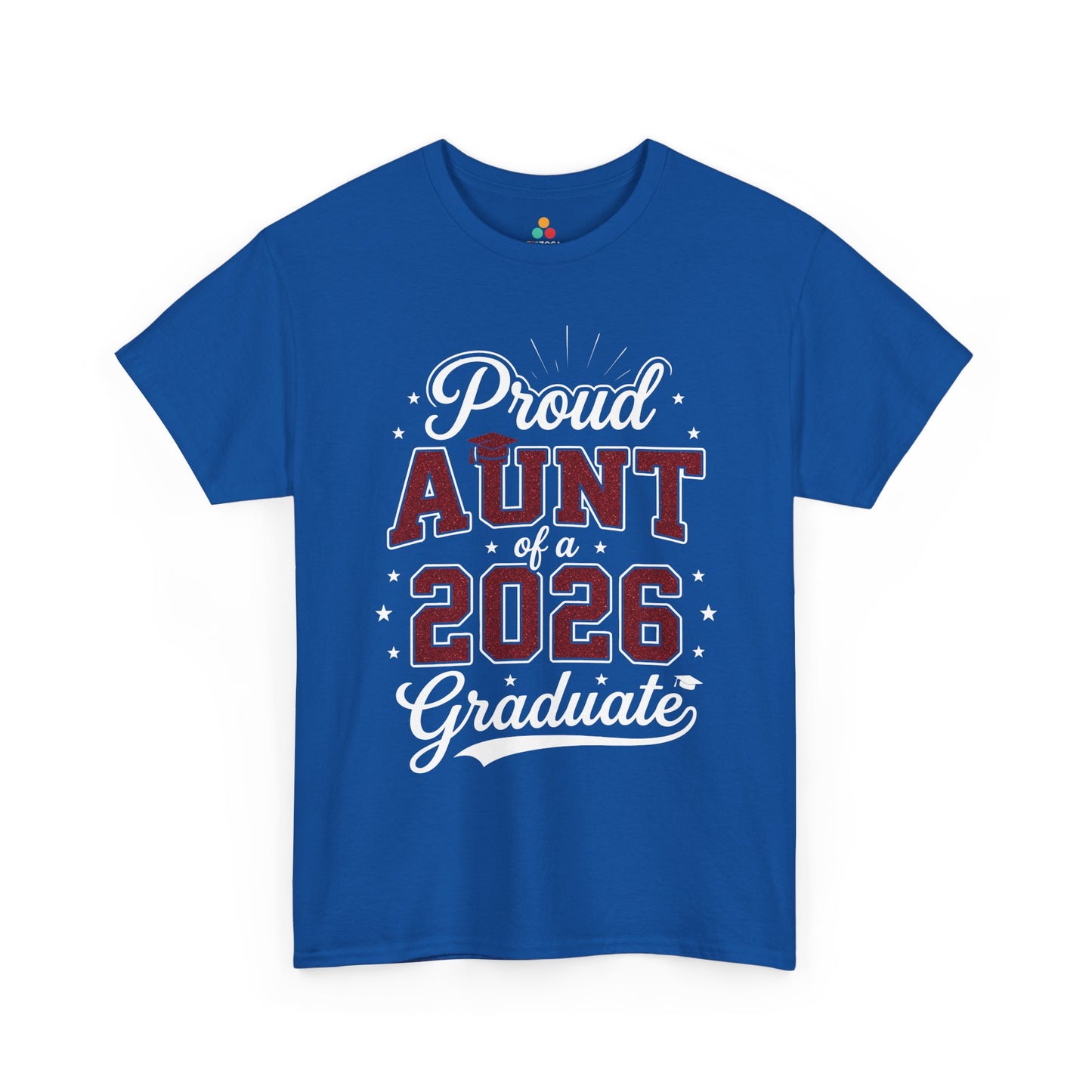 Proud Aunt of a 2026 Graduate Unisex T-shirt Graduation Gift | TEEZOCA 