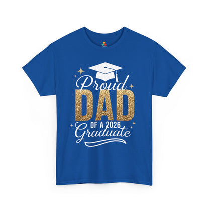 Proud Dad of a 2026 Graduate Graphic Unisex T-shirt – Graduation Gift | TEEZOCA 