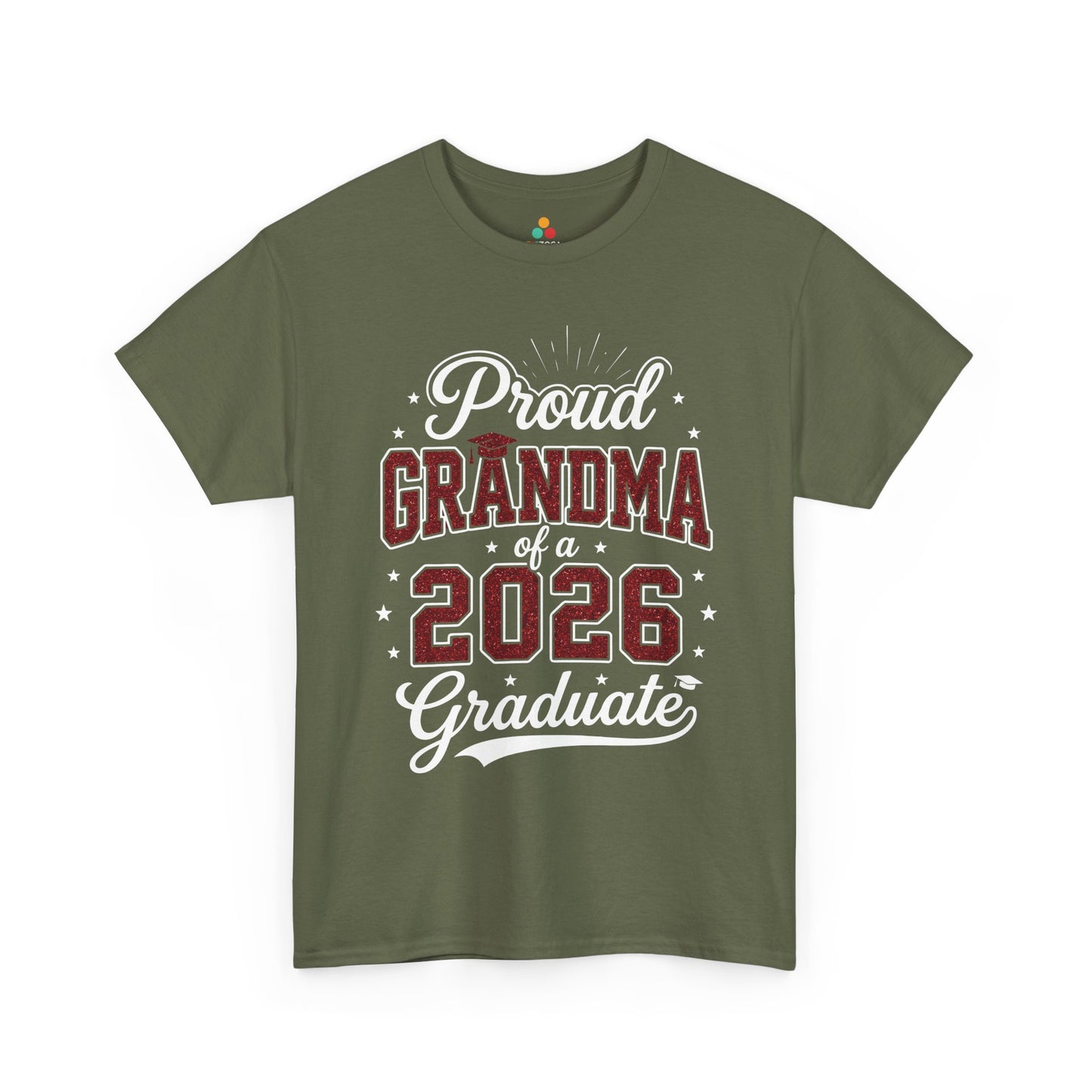 Proud Grandma of a 2026 Graduate Unisex T-shirt Gift | TEEZOCA 