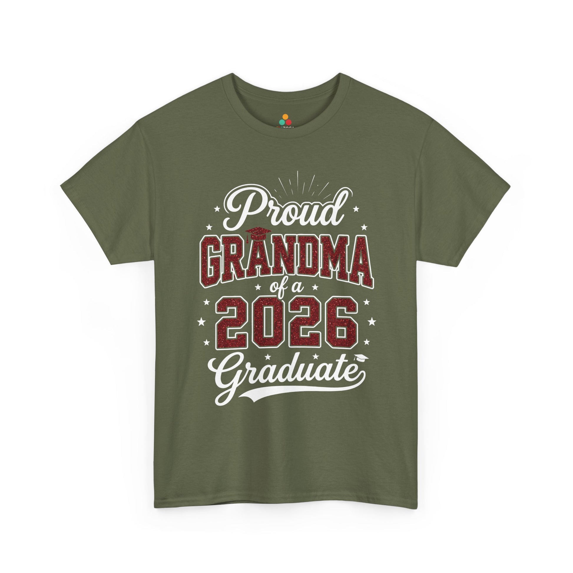 Proud Grandma of a 2026 Graduate Unisex T-shirt Gift | TEEZOCA 