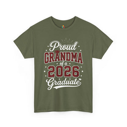 Proud Grandma of a 2026 Graduate Unisex T-shirt Gift | TEEZOCA 