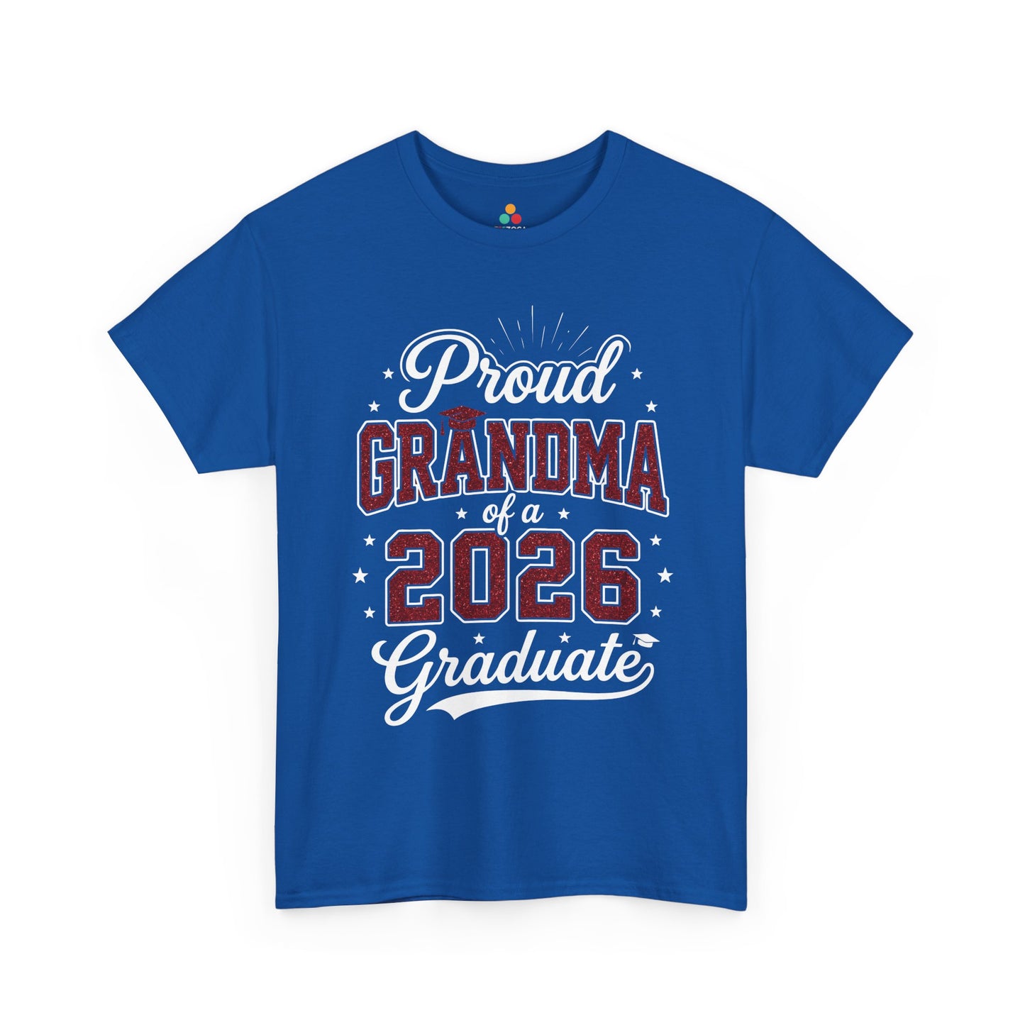 Proud Grandma of a 2026 Graduate Unisex T-shirt Gift | TEEZOCA 
