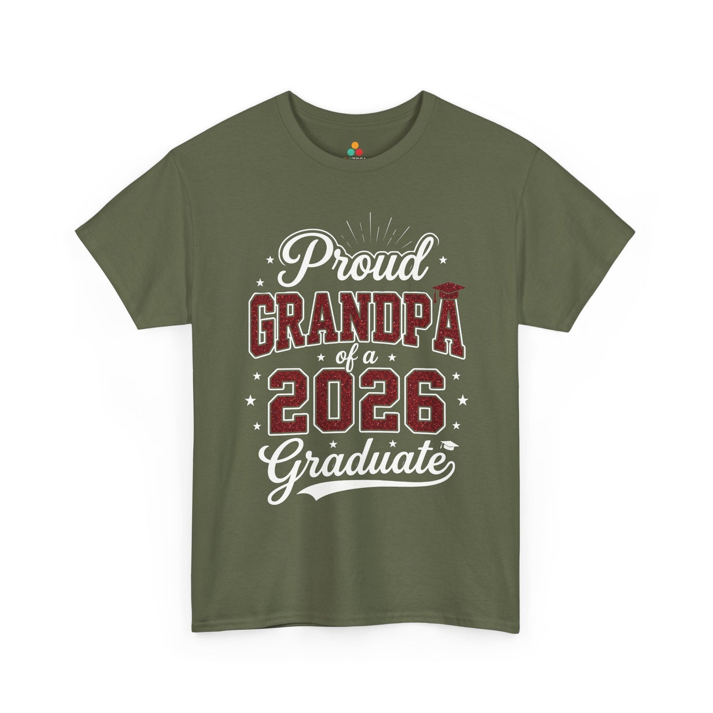 Proud Grandpa of a 2026 Graduate Unisex T-shirt Gift | TEEZOCA 