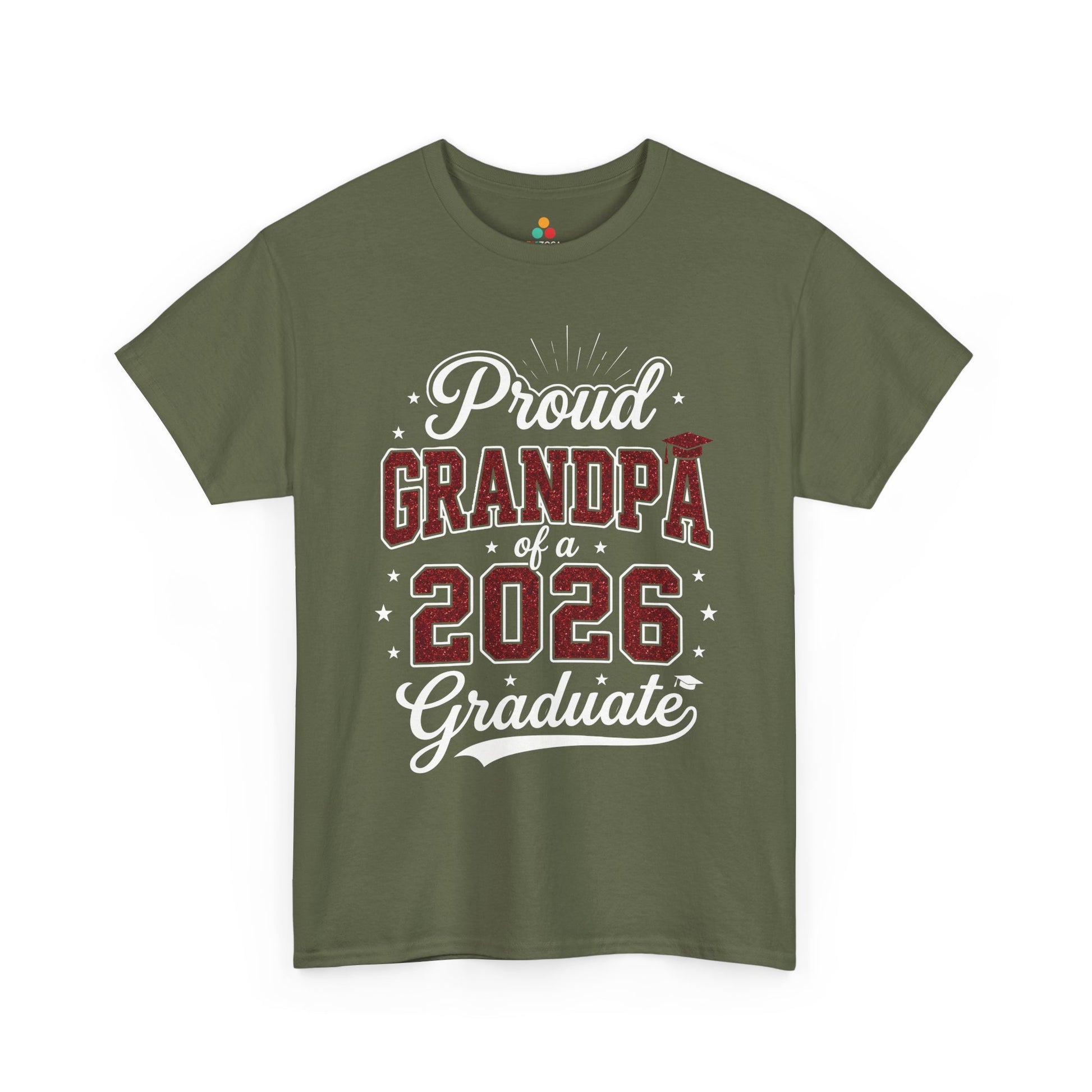 Proud Grandpa of a 2026 Graduate Unisex T-shirt Gift | TEEZOCA 