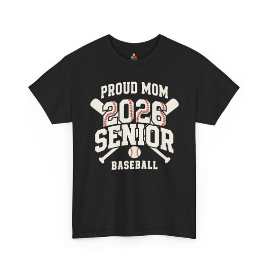 Proud Mom 2026 Senior Baseball Unisex T-shirt Gift | TEEZOCA 