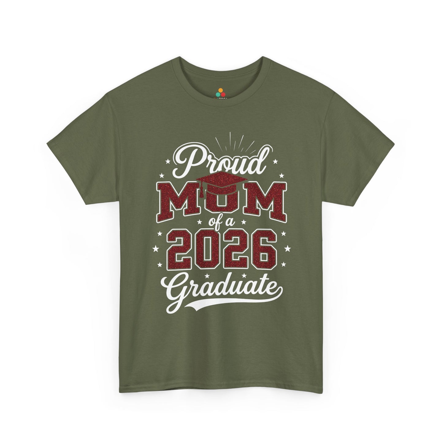 Proud Mom of a 2026 Graduate Unisex T-shirt Graduation Gift | TEEZOCA 