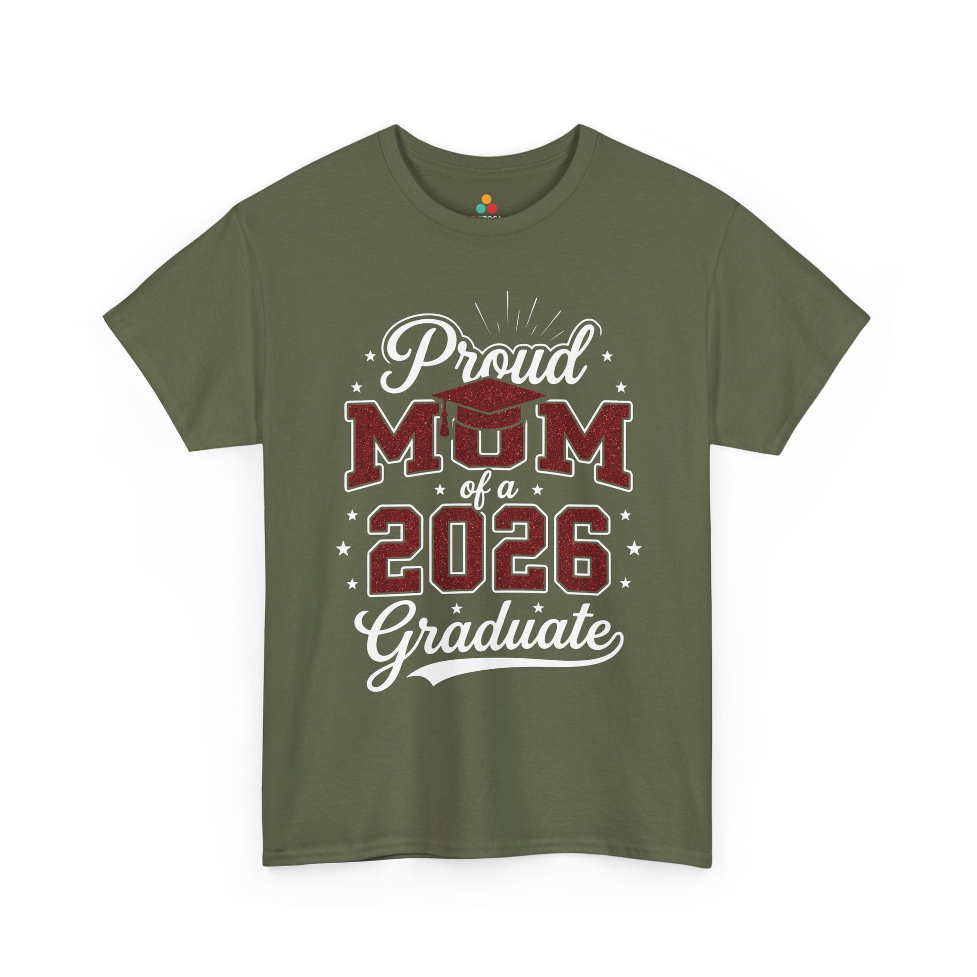 Proud Mom of a 2026 Graduate Unisex T-shirt Graduation Gift | TEEZOCA 