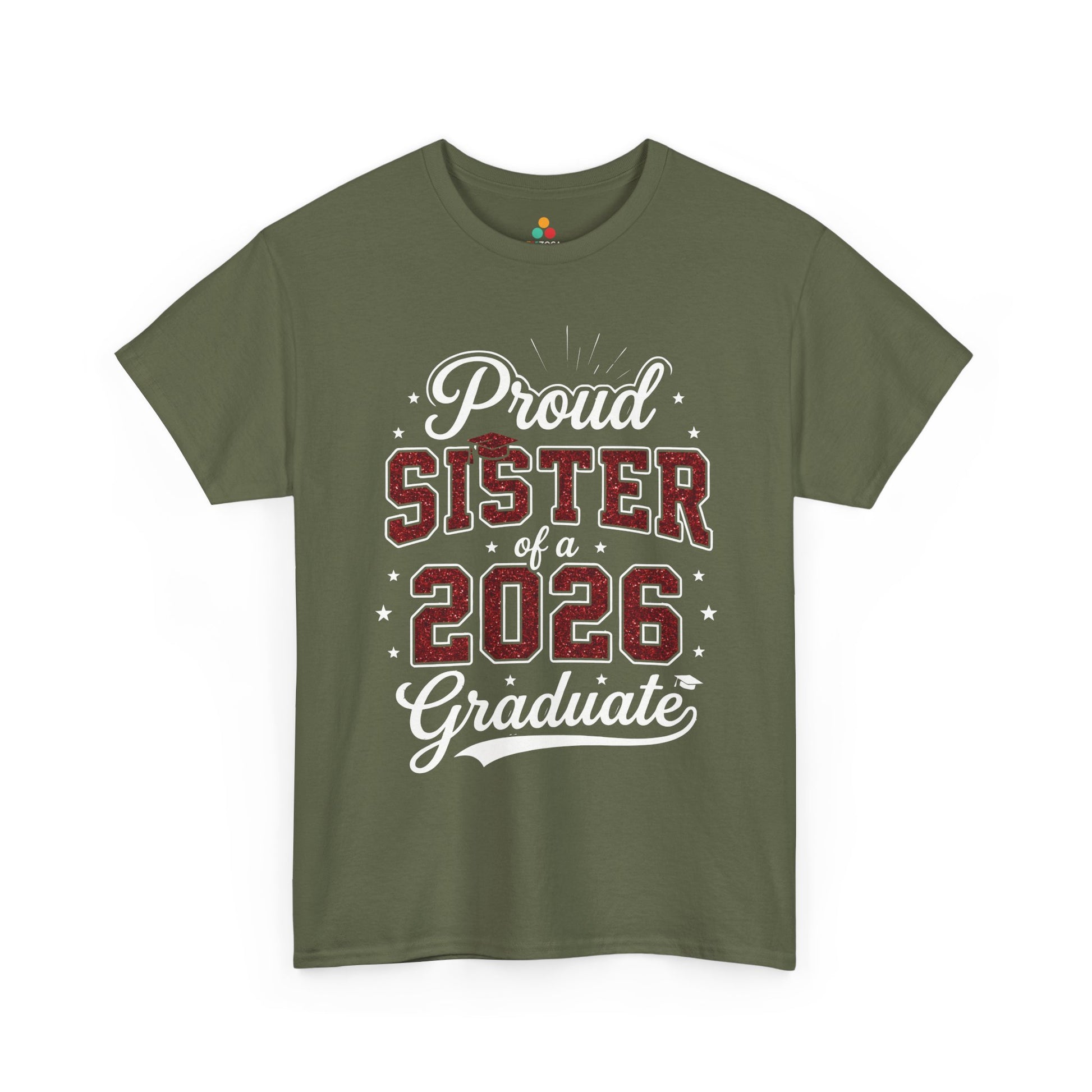 Proud Sister of a 2026 Graduate Unisex T-shirt Graduation Gift | TEEZOCA 