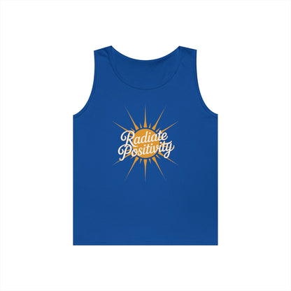 Radiate Positivity Unisex Tank Top for Uplifting Summer Streetwear Style | TEEZOCA 