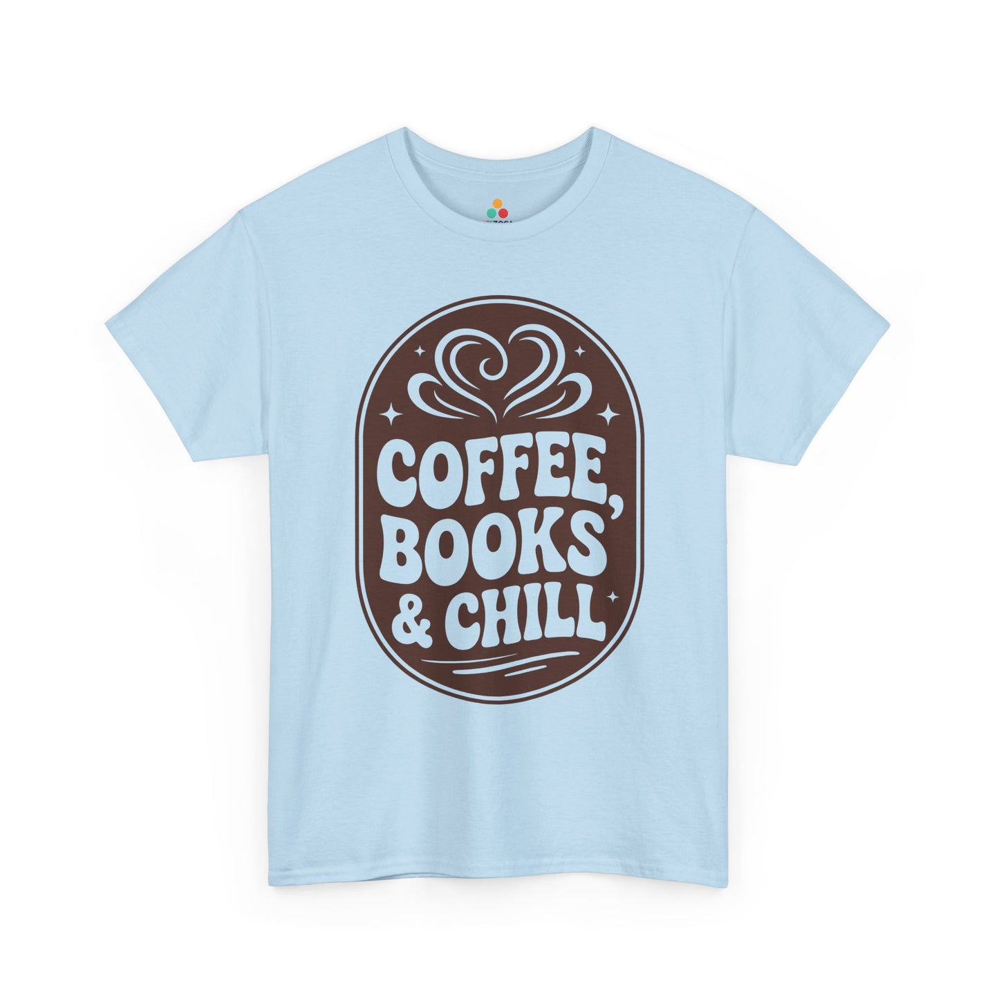 Coffee Books and Chill Unisex T-shirt Cozy Reader Vibes | TEEZOCA 