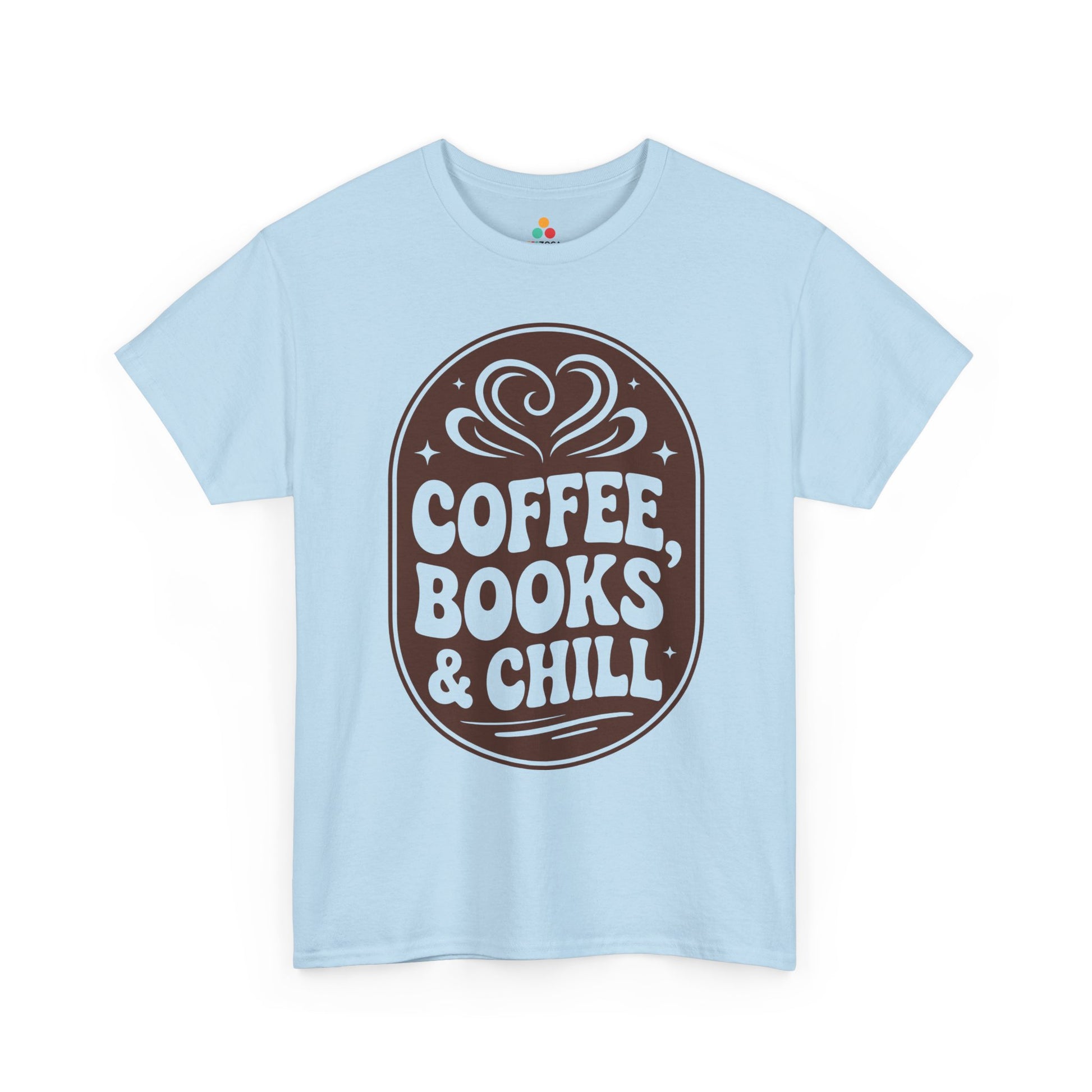 Coffee Books and Chill Unisex T-shirt Cozy Reader Vibes | TEEZOCA 