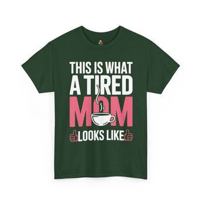 This Is What A Tired Mom Looks Like Women's T-shirt Funny Gift | TEEZOCA 