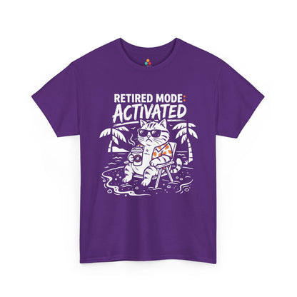 Funny Retired Cat Dad Energy Graphic Unisex T-shirt Gift | TEEZOCA 
