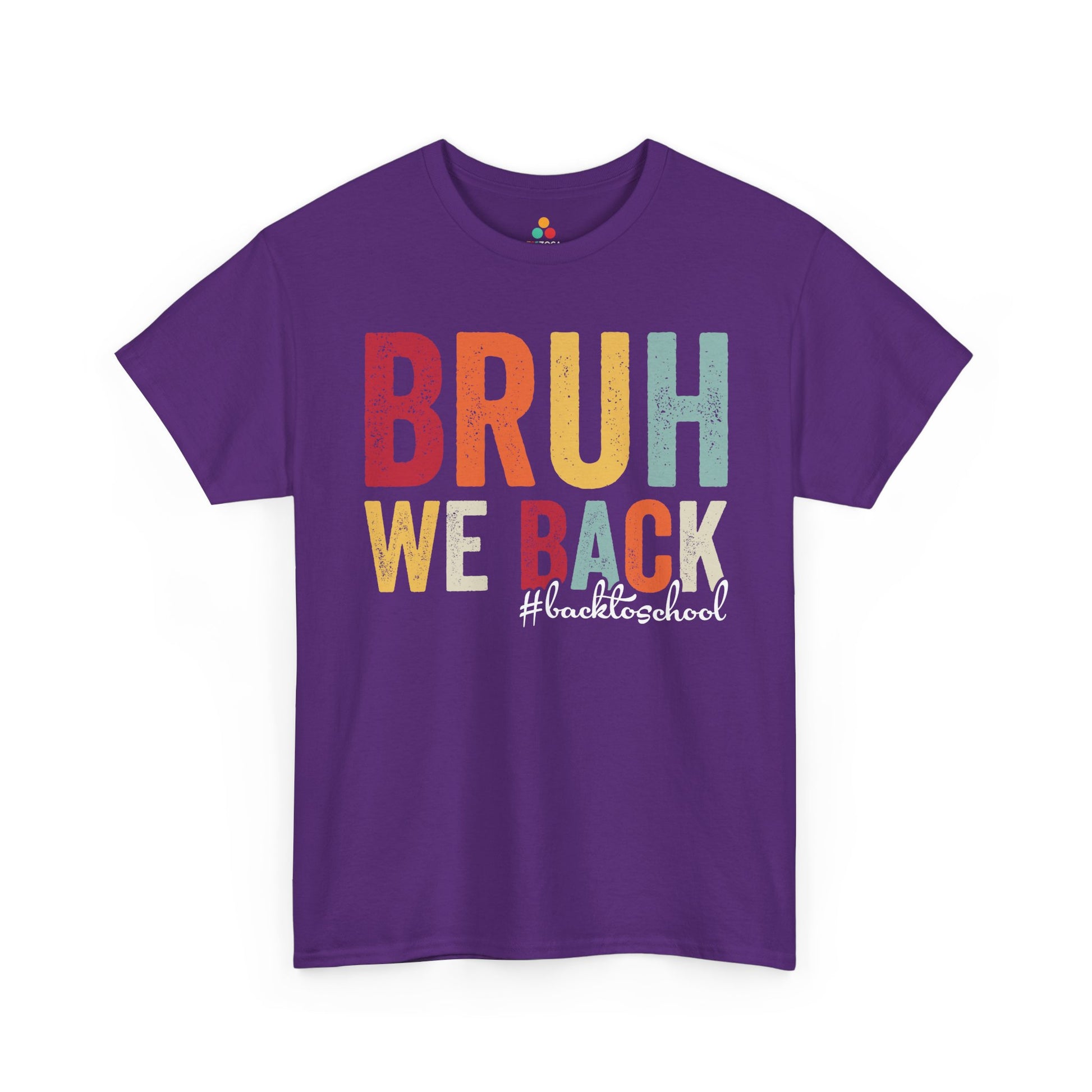 TEEZOCA retro Bruh We Back school shirt Bruh We Back #BackToSchool Retro Unisex T-shirt | TEEZOCA 