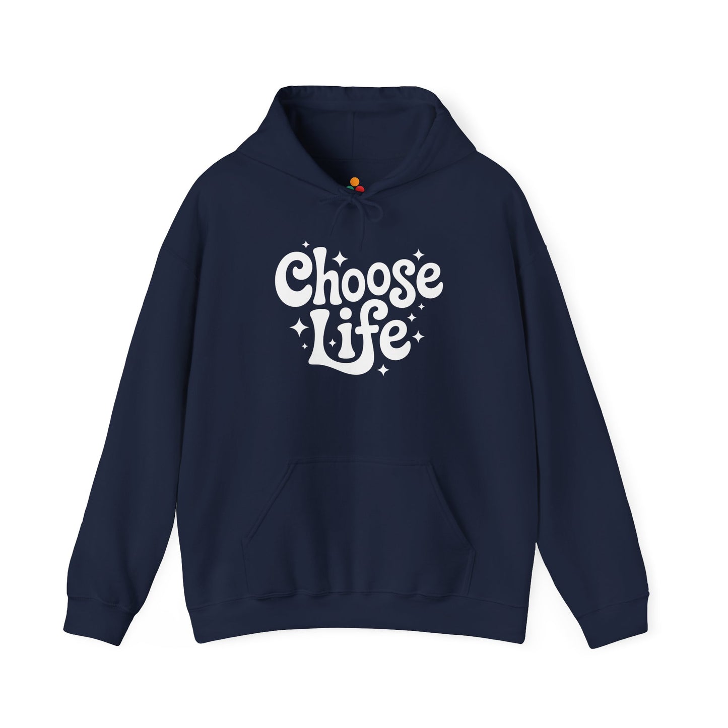 TEEZOCA retro choose life slogan Unisex Heavy Blend Hoodie streetwear style Choose Life Retro Typography Unisex Heavy Blend Hoodie | TEEZOCA 